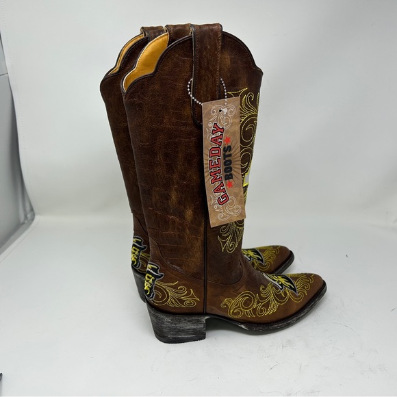 Gameday boots Appalachian State Mountaineers Leather Cowboy Boot university - Picture 12 of 14